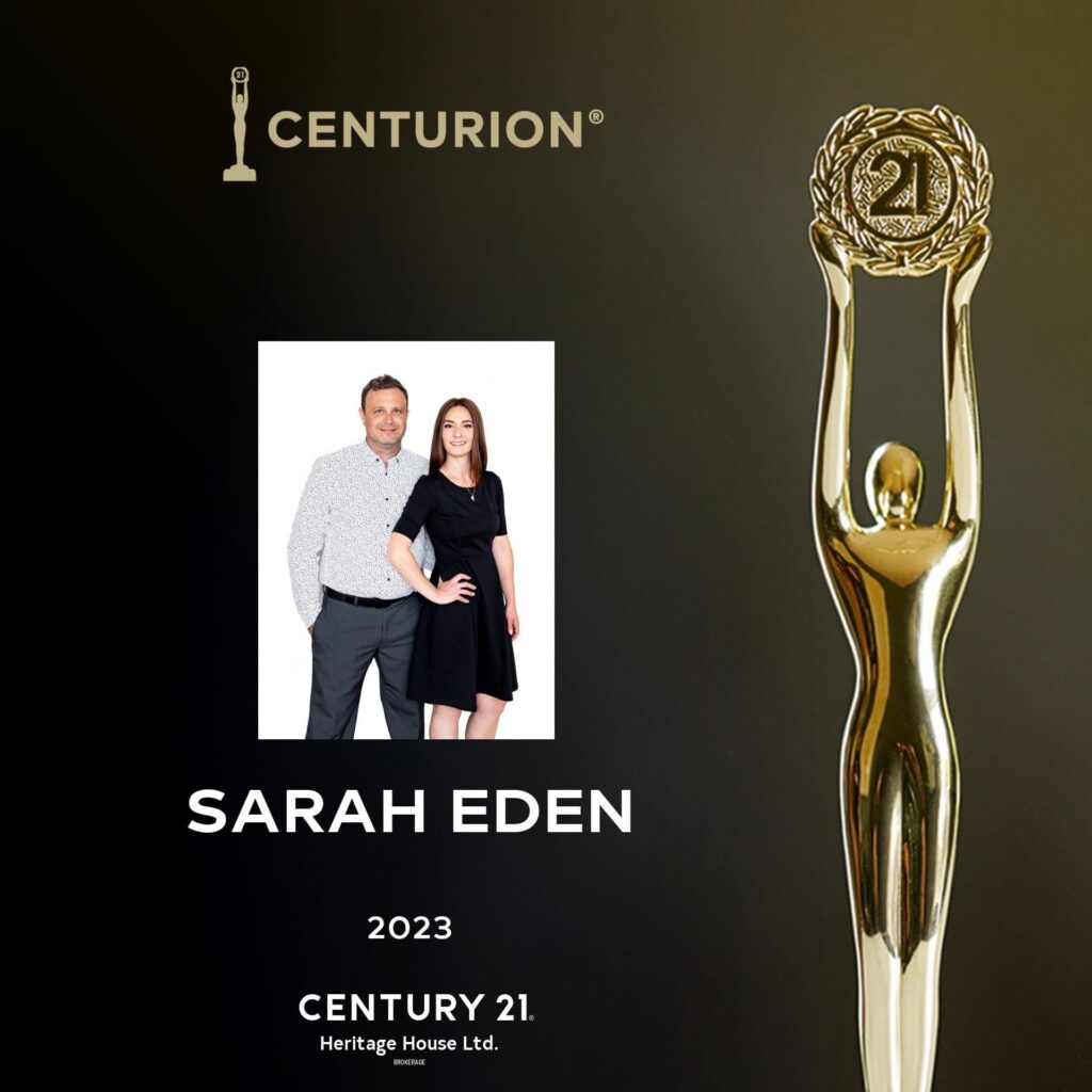 Sarah and Billy Eden, The Eden Team, Century 21 Heritage House Award
